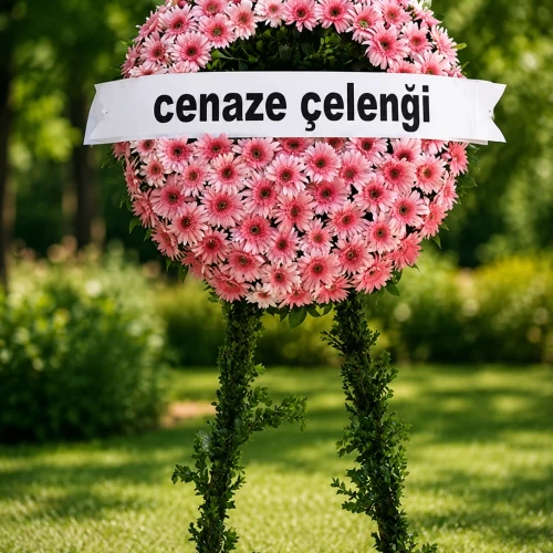 Pembe Cenaze Çelengi